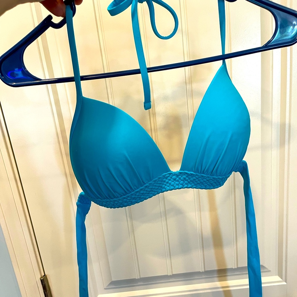 Aerie Light Blue bikini top Size Medium